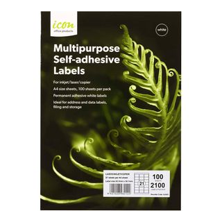 A4 SOFTWARE LABELS L21 PKT 100