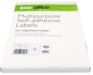 A4 SOFTWARE LABELS L02 PKT 100