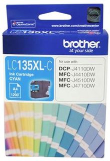 Brother LC135XLC Cyan HY Ink