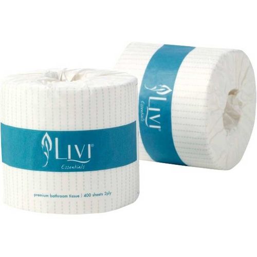LIVI EVERYDAY 2 PLY WRAPPED TOILET TISSUE, CTN/48