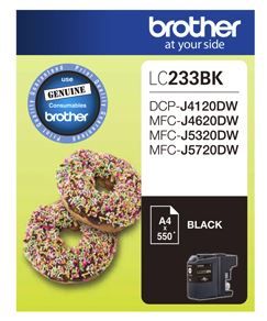 Brother LC233BK Bk Ink