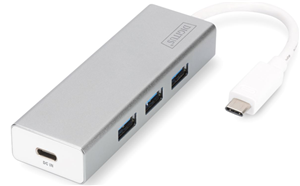 Digitus Type-C to USB3.0 3 Port Hub with Power Delivery (PD)