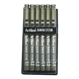 ALINE DRAW SYSTEM PEN  X 6