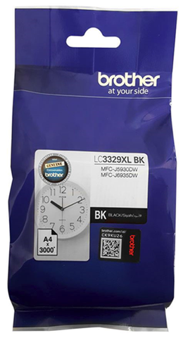 Brother LC3329XLBK Black High Yield Ink Cartridge