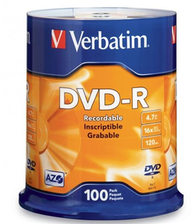 Verbatim DVD-R 4.7GB 16x 100