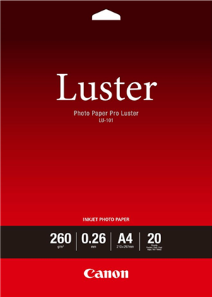 Canon LU-101 A3 Luster 260gsm Photo Paper Pro - 20 Sheets