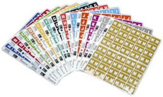 FILECORP ALPHA LABELS A-Z SET