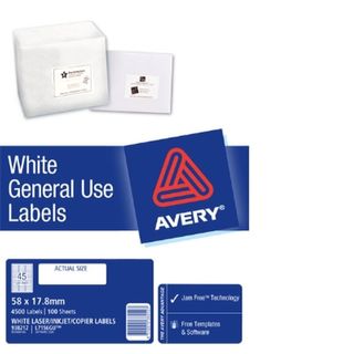 AVERY GENERAL USE LABELS L7156 45 LABELS/SHEET