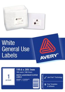 AVERY GENERAL USE LABELS L7167 1 LABEL/SHEET