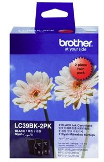 Brother LC39BK2PK Black Ink Cartridge Twin Pack