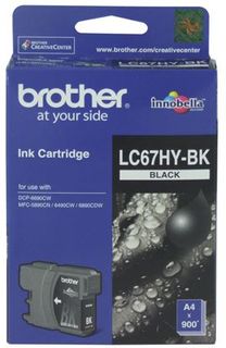 Brother LC67HYBK Black High Yield Ink Cartridge