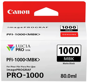 Canon PFI-1000MBK Matte Black Ink Tank