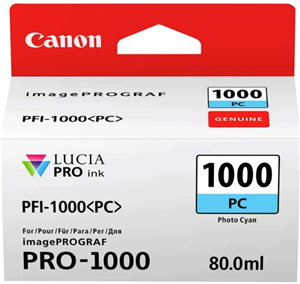 Canon PFI-1000PC Photo Cyan Ink Tank