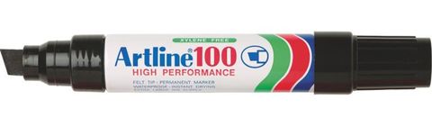 ARTLINE 100 PERMANENT MARKER 12MM (BLACK), BOX 6