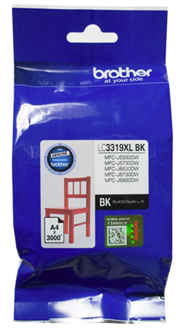 Brother LC3319XLBK Black High Yield Ink Cartridge