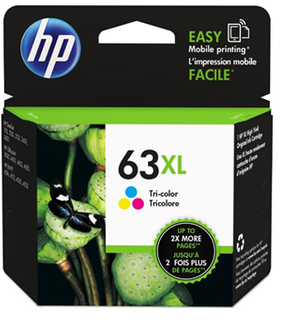 HP 63XL Tri-Colour High Yield Ink Cartridge