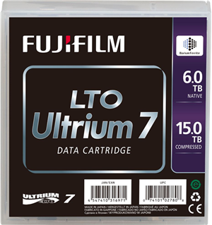 Fujifilm LTO Ultrium 7 6/15TB Tape Cartridge (Barium Ferrite)