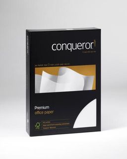 CONQ LAID PAPER 100GSM HI WHI