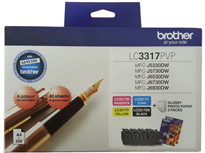 Brother LC3317PVP Ink Cartridge Photo Value Pack