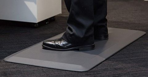 Enhance - Anti-Fatigue Stand Up Desk Mat 990x500mmx19mm Black