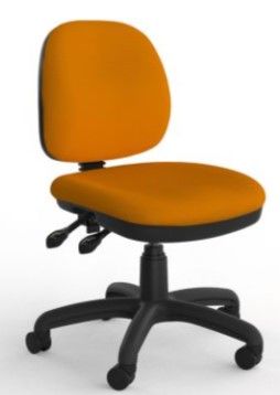 Evo 3 Lever Midback Chair - Breathe - Bright Orange