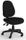 Evo 3 Lever Highback Mega Luxe Chair - Black Breathe - Assembled - high -density seat