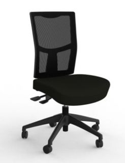 Urban Mesh Chair Nylon Base Black Breathe