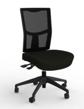 Urban Mesh Chair Nylon Base Black Breathe