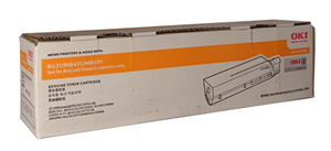 OKI 44917603 Black Toner ~ 12k. Compatible With: B431, MB471, MB491