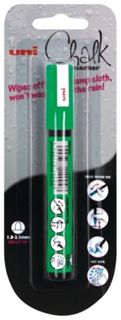 Uni Chalk Marker Bullet Tip Green