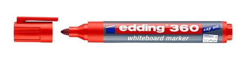 EDDING 360 WHITEBOARD MARKER (RED)