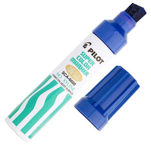 Pilot Jumbo Marker SCA-6600 Chisel Blue