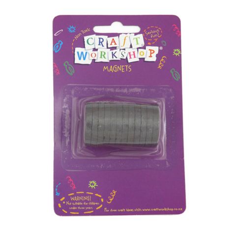 CRAFT MAGNETS ROUND 29MM PK12