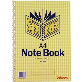 SPIRAL 595 A4 NOTEBOOK 60LF