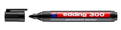 EDDING 300 PERMANENT MARKER (BLACK)