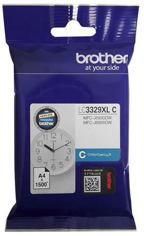 Brother LC3329XLC Cyan High Yield Ink Cartridge