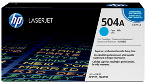 HP 504A Cyan Toner