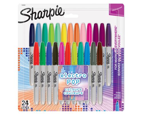 SHARPIE MARKERS ELECTRO POP 24