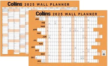 2025 A3 Wall Planner, Unlaminated