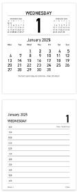 2025 13H Desk Calendar Refill