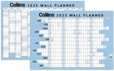 2025 Large Wall Planner 700x900mm, Laminated.