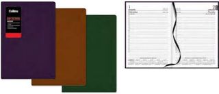 2025 Collins Rhapsody A51 Day Per Page Diary Racing Green