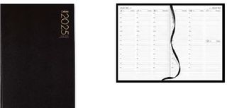 2025 Collins A43A Appointment Diary, Black