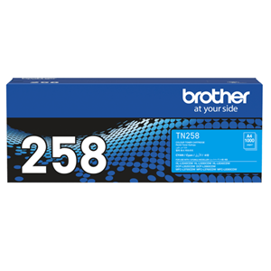 Brother TN258C Toner Cyan~1K