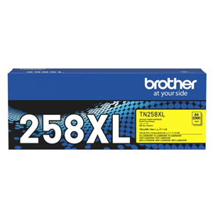 Brother TN258XLY High Yield Toner Yelllow