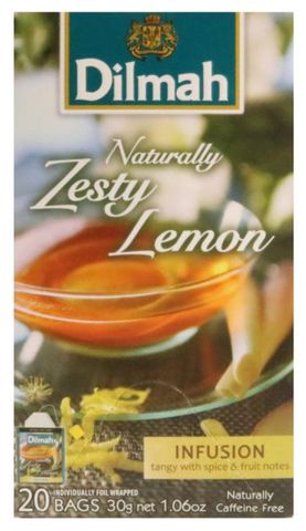 DILMAH ZESTY LEMON TEA BAGS P