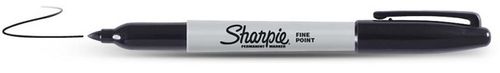 SHARPIE FINE POINT MARKER BLACK