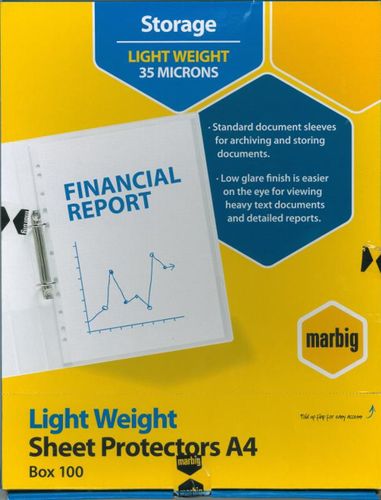 A4 COPYSAFE POCKETS 35 MICR PK100