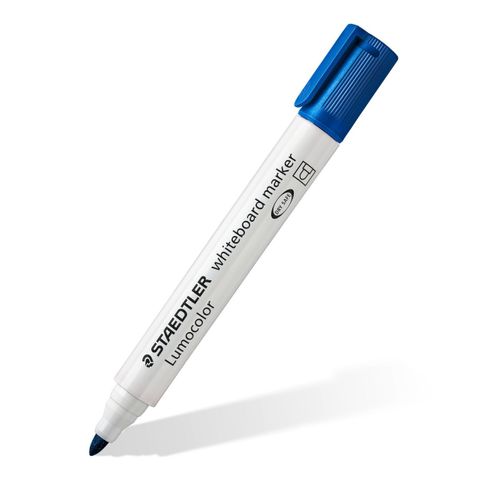 Staedtler 351 Whiteboard Marker Bullet Tip, Blue