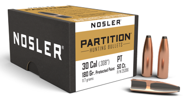 NOSLER 30 Cal 180gr PPT Partition (50 ct.)
